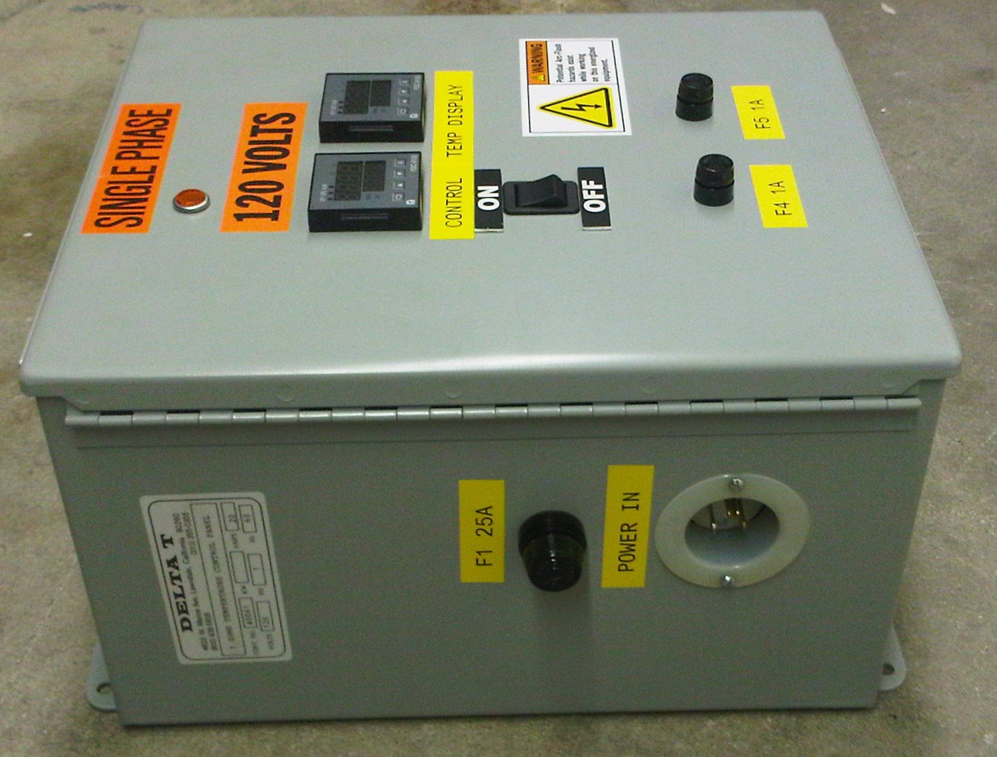 Control Panels for Process Heaters from Delta T